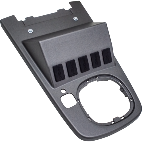 CONSOLE PARA RADIO PX COM ABERTURA 05 TECLAS TROLLER T4 2015 EM DIANTE