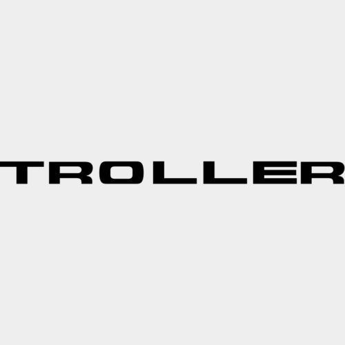Adesivo Logo Grade Preto Troller T4 2015